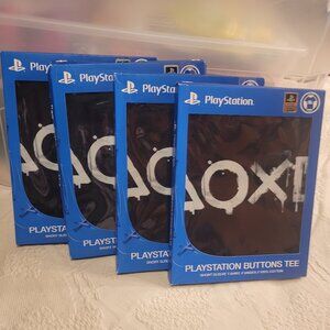 Playstation Black Cotton Boxed Tee XL T Shirt